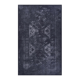 9x12 Area Rug, Washable Rug, Low-Pile, Non-Slip, Non-Shedding, Foldable, Kid & Pet Friendly - Area Rugs for living room, bedroom, kitchen