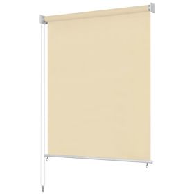 Outdoor Roller Blind 39.4"x55.1" Cream