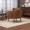 COOLMORE Wood Frame Armchair, Modern Accent Chair Lounge Chair for Living Room