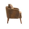 COOLMORE Wood Frame Armchair, Modern Accent Chair Lounge Chair for Living Room