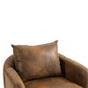 COOLMORE Wood Frame Armchair, Modern Accent Chair Lounge Chair for Living Room