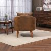 COOLMORE Wood Frame Armchair, Modern Accent Chair Lounge Chair for Living Room