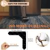 4/8pcs High Quality Non-slip Anti-drill Carpet Stickers Suitable For Living Room Dining Room Bathroom Rugs, Prevent Rugs From Moving And Rolling Edges